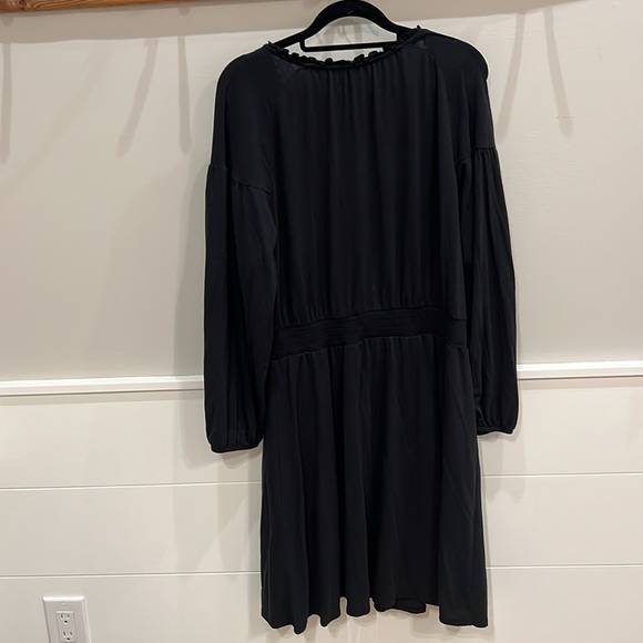 Garnet Hill black boho dress size M - Picture 5 of 7